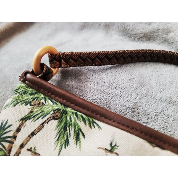 Avon Jungle Oasis Charming Tote & Matching Pouch Set-Leopards Tropical Print - Picture 16 of 16